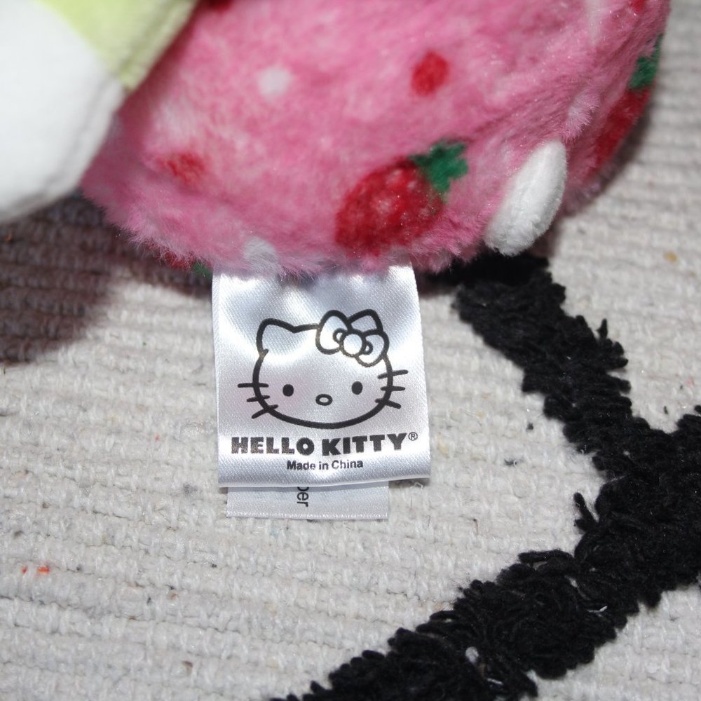 Sanrio's Hello Kitty Strawberry Pink Easter Bunny - Picture 8 of 12